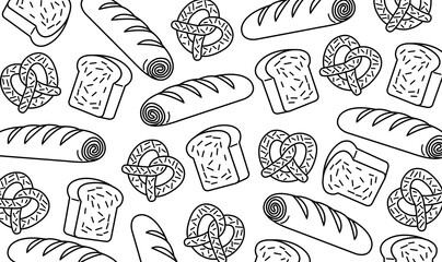 breads seamless background