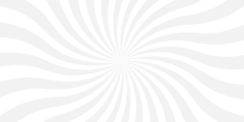 Vector sunray stripe background. Light sunburst glowing background. Sunburst pattern summer social banner. vector illustration pattern beam rays. Spiral radial striped backdrop design.