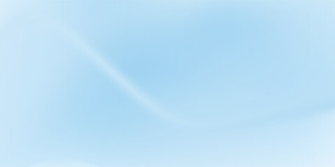 Sky Blue Gradient Vector Background. Abstract Light Blue Gradation Background. Soft Gradient Texture Banner Template. Modern Luxury Backdrop. Curve Layout Concept.