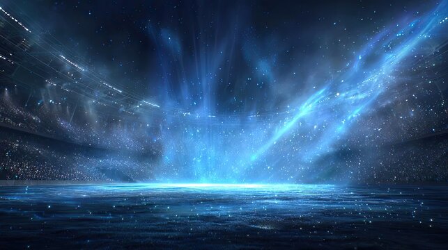 Abstract backgound video game of esports scifi gaming cyberpunk concept. Abstract blue light effect with splashes for creative designs.