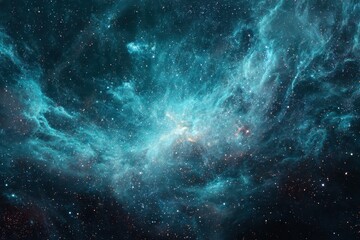 Fototapeta premium Stunning cosmic background showcasing vibrant colors of a supernova nebula in the depths of space, illustrating celestial beauty and scientific wonders