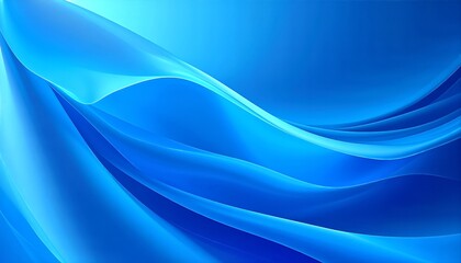 Fototapeta premium Abstract Blue Waves Background Design Concept.