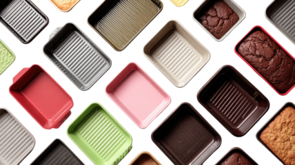 Brown glossy square vector icons form a seamless geometric pattern texture for **app design