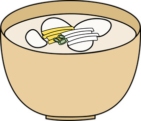 떡국 일러스트