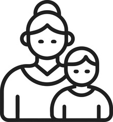 Obraz premium Mother and child.