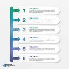 Infographic 6 steps.