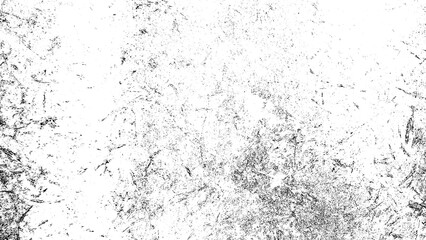 Grunge background of black and white. Abstract illustration texture of cracks, chips, dot. Dirty monochrome pattern of the old worn surface.