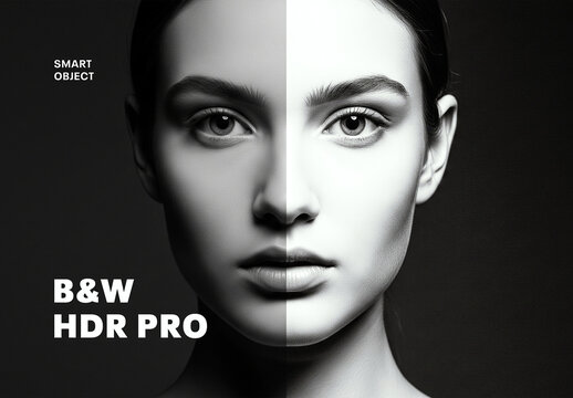 B&W HDR Pro Photo Effect