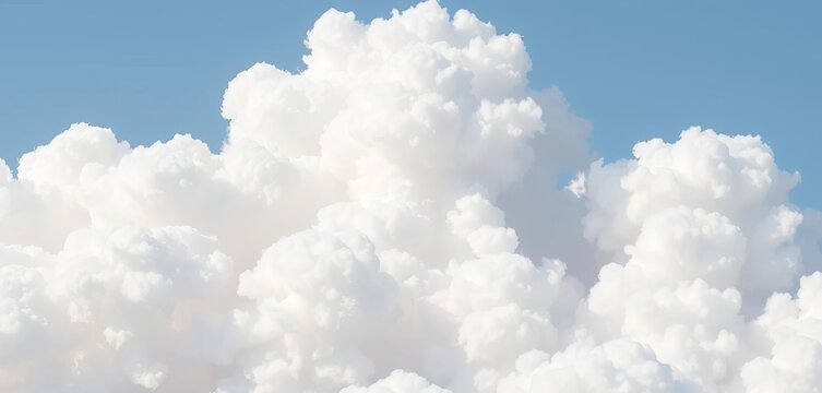 Abstract fluffy cloud shapes in various sizes and forms, ideal for design elements, vector clouds, cloud shapes