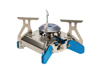 Isolated camp stove appliance for outdoor cooking needs portable cooking equipment