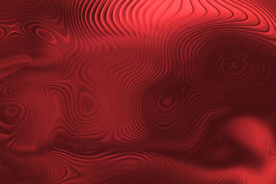 Abstract red hues with textured ripples creating a dynamic and energetic visual