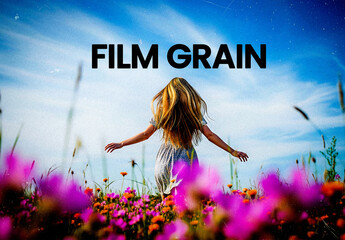Film Grain Filter Photo Effect