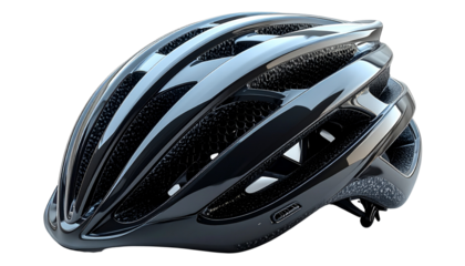 Bicycle Sports Helmet Isolated on Transparent Background – Cycling Safety Gear PNG