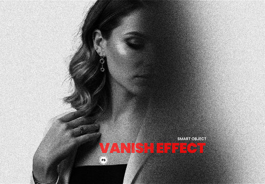 Vanish Photo Effect PSD Template