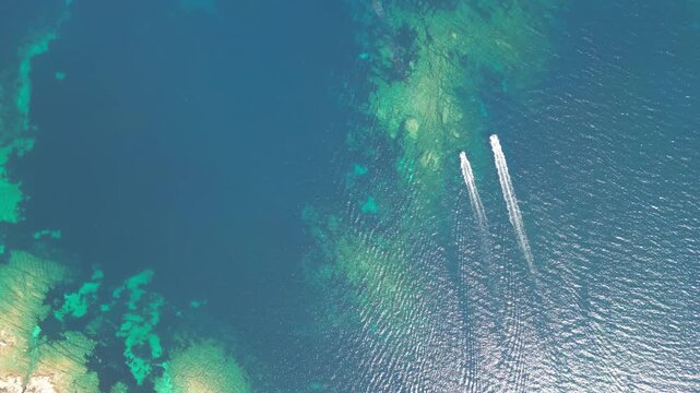 The bays of Vourvourou, Greece seen from above 04
