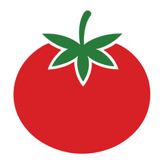 vector illustration of a tomato