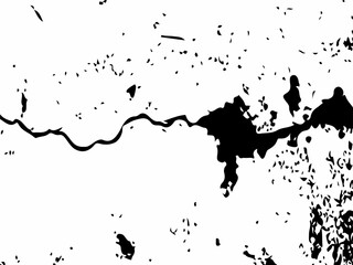 crack ground for abstract background on white background. 