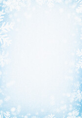 Festive Christmas  background with snowflakes