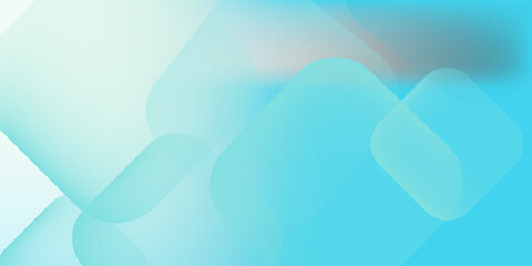Minimal abstract background. Banner design with blue and green color gradation. Colorful and creative design.