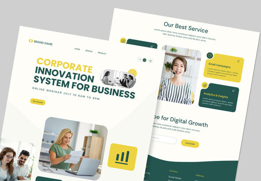 Modern Corporate Business Email Newsletter Template