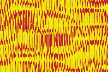 Vibrant abstract yellow and red vertical stripes textured pattern background graphic design
