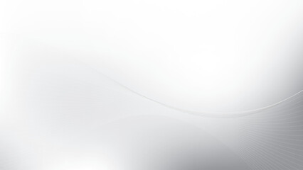 Abstract white and gray color, modern design stripes background with curve lines, wavy pattern. Vector illustration.