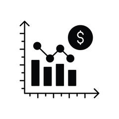 Finance Ratio Vector Icon which can easily modify or edit