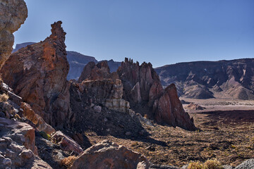 Jagged rocks of Roques de Garcia