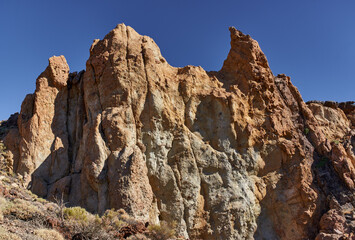 Fototapeta premium Rock formation at Roques de García
