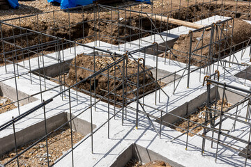 住宅建設素材　鉄筋工事