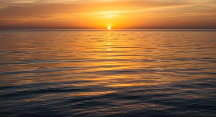 Obraz premium Ocean sunset horizon