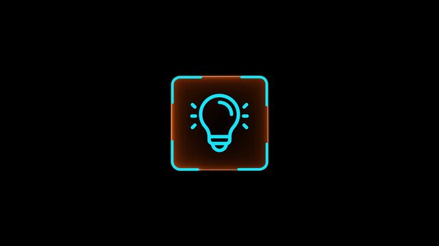 Success concept planning and setting goals objectives for business investment. Motion graphics of goal idea. 4k video Hi tech motion graphic animation. 4k video footages on black background.