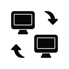 System Transfer Vector Icon which can easily modify or edit