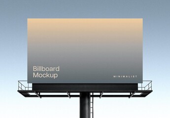 Minimalist Billboard Mockup