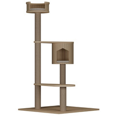 Cat house modern wood