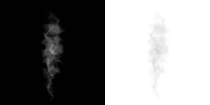 Realistic white fog smoke vapor effect overlay PNG
