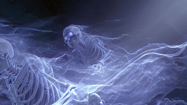 Ghost Smoke Animation Video Background