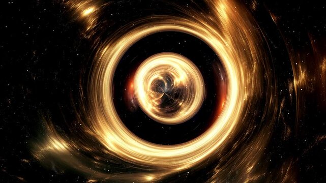 Flying Into Massive Worm Hole Connecting Parallel Universes In The Deep Space