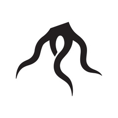 Sharp structural fibrous root symbolizing stability precision and design