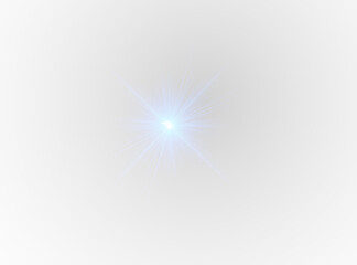 Deep cyan star PNG glows with soft radiance. Sparkling rays create elegance and visual interest. Ideal for abstract art, digital projects, or festive designs.