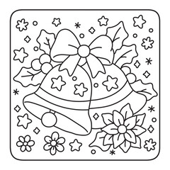 Bold and Easy Cozy Winter Coloring Pages, Christmas Coloring Book Pages, Kids, Adults, Teens, Black and white Drawing, Line Art, Vector Illustration, bold and easy, Coloring book, Coloring Pages, 