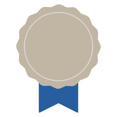 シンプルでメダルの勲章のイラスト