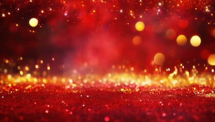 festive red christmas glitter explosion sparkling holiday backdrop banner copy space festive design