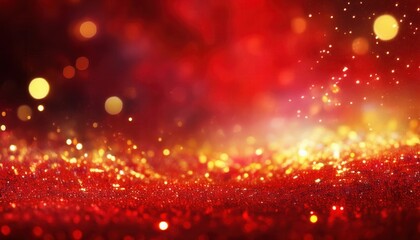 festive red christmas glitter explosion sparkling holiday backdrop banner copy space festive design