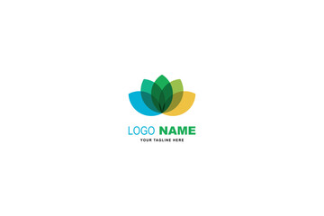 Modern Leaf Nature Logo Design