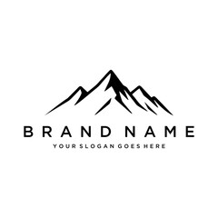 mountain logo template vector design