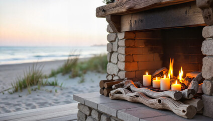 Obraz premium Autumn pumpkins in pastel colors with colorful fall leaves