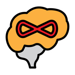 Neurodiversity Vector Filled Icon Design