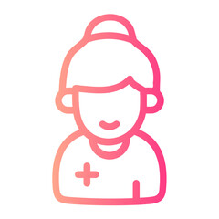 nurse gradient icon