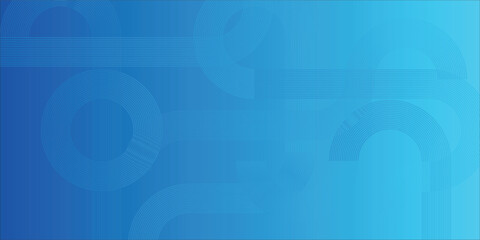 Abstract Blue Background With Circular Rings And Gradients For Modern Design